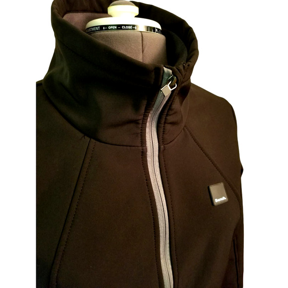 BENCH URBANWEAR Jacket Women’s Size L (EU) actual M (US) Full Zip Black - Picture 4 of 7